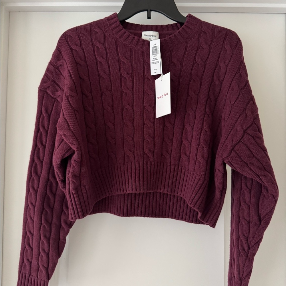 Sunday Best Peggy Cropped Sweater